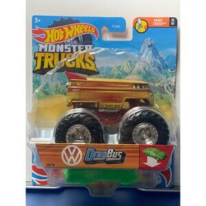 Hot Wheels Monster Trucks VW Drag Bus Paint Crush 01/05 29/75 Die-Cast Toy Car